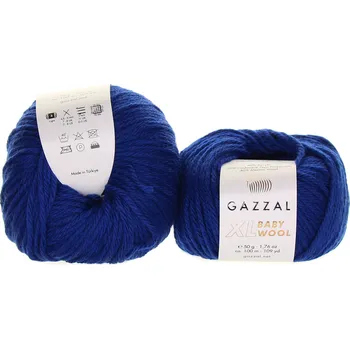 Příze Gazzal Baby Wool XL 802 tmavě modrá