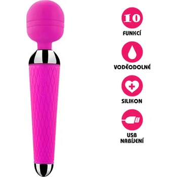 Vibrátor VšeNaSex.cz Masážní vibrátor Dream Wand Massager růžový