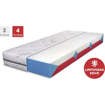 Matrace D.P.V. Matrace CZECH Rozměr: 120x200, Výška: 22 cm, Typ potahu: GRAY