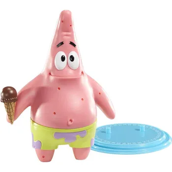 Figurka Noble Collection Bendyfigs Spongebob v kalhotách Patrick Hvězdice