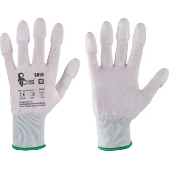 Pracovní rukavice CXS SOLO Pracovní polomáčené rukavice 12 párů 07 344000210007