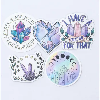 samolepka Milujeme Kameny Krystaly II.- sada samolepek SAM7 401256