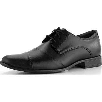 Pánské polobotky Barton celokožené černé polobotky překládané 53312 - 43 | P631382