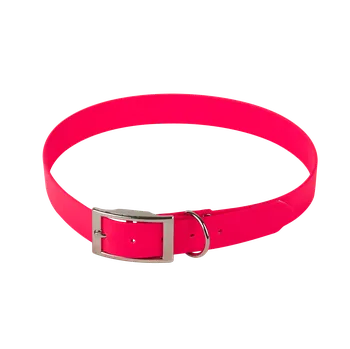 Obojek pro psa Obojek TETRAO Biothane růžový 35 cm