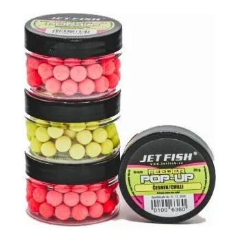 Boilies Plovoucí Boilies JetFish Pop-Up Feeder 9mm 20gr Česnek/Chilli