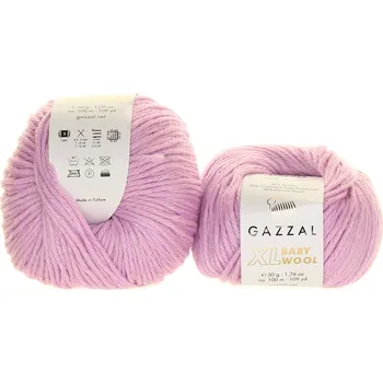 Příze Gazzal Baby Wool XL 823 světle fialová