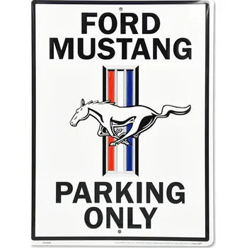 Plechová cedule Plechová cedule Ford Mustang Parking 30 cm x 40 cm