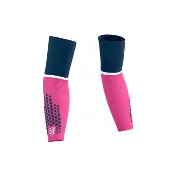 Běžecké oblečení COMPRESSPORT ARMFORCE ULTRALIGHT magenta/mood indigo T3 návleky na paže + DÁREK DLE VÝBĚRU!