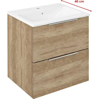 Sapho CIRASA umyvadlová skříňka 48x54x39cm, dub alabama