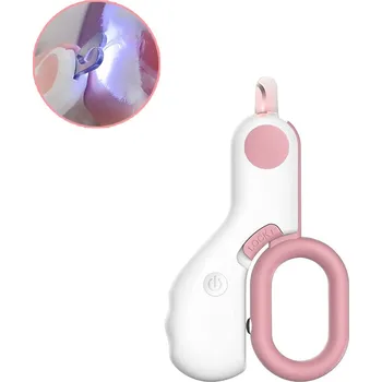 Kosmetika pro kočku OEM LED nůžky na drápky pro kočky