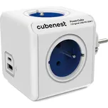 Rozbočovač PowerCube Original USB A+C PD 20 W, modrá