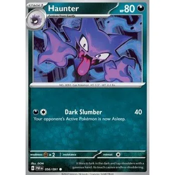 Sběratelská karetní hra Pokémon PAF 056/091 Haunter - Paldean Fates Stav: Near Mint, Verze: REVERSE HOLO