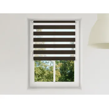 Roleta FEXI Zatemňovací Roleta Den a noc, Luxus nature eben, A 01506 v POLO kazetě, 150x30 cm