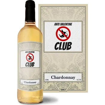 Víno Sablio Bílé víno Anti Valentine Club: 0,75 l