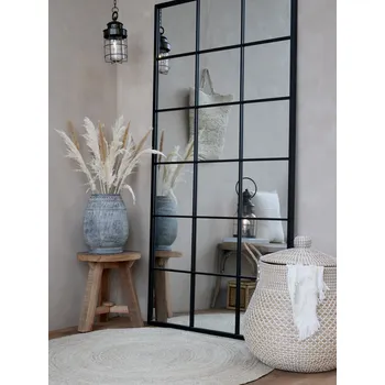 Váza Šedá antik terakotová váza se vzorem Cholet L - Ø 25*32 cm