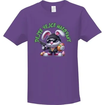 Pánská móda Tričko s potiskem Gangsta Velikonoční zajíček dětské