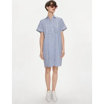 Dámské šaty JOOP! Košilové šaty 30041716 Modrá Loose Fit 38