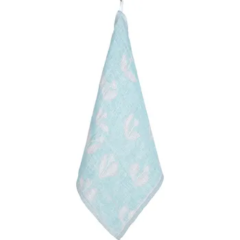 Utěrka Lapuan Kankurit Lněná utěrka / ubrousek Kesäkukka 46x46, tyrkysovo-růžová