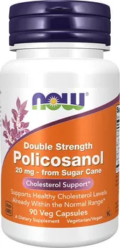 Přírodní produkt Now Foods Double Strength Policosanol 20 mg 90 cps.