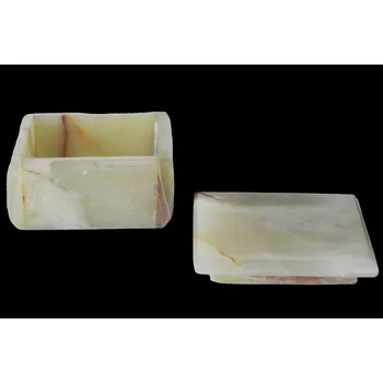 Drahý kámen Onyx Šperkovnice s víkem