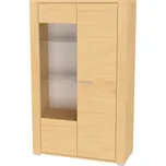 Vitrína ADEL - velká pravá, Dekor: Javor