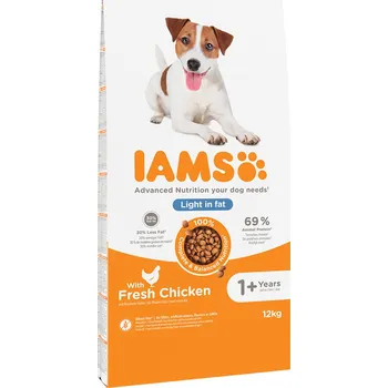 Pro psa 2x12kg IAMS for Vitality Dog Weight Control kuřecí - výhodné balení