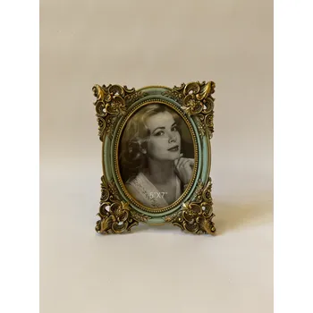 Rám na obraz RÁMEČEK NA FOTO - ZLATOZELENÝ