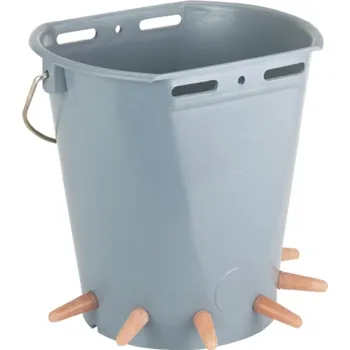 napáječka pro hospodářská zvířata Kbelík napájecí pro jehňata a kůzlata, 6 cucáků