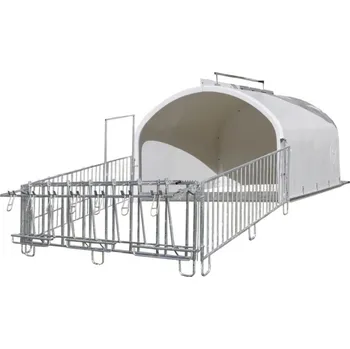 Chov hospodářského zvířete Bouda pro telata skupinová CalfHouse Premium XXL, s ohrádkou