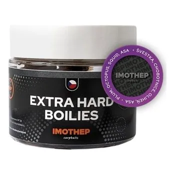 Boilies Extra tvrdé boilie Mummy 20mm (švestka, oliheň, chobotnice)