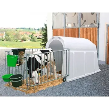 Bouda pro telata PE s ohrádkou, UV ochranou