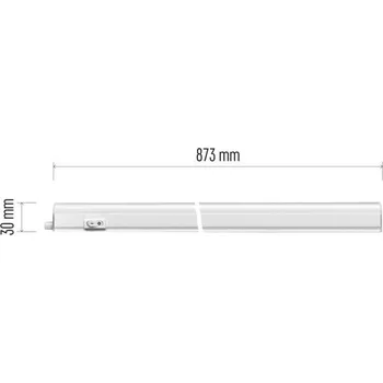 Bodové svítidlo EMOS spol. s.r.o. ZS2131 LED osvětlení T5 lišta 800mm, 10W neutrální bílá