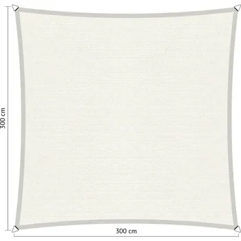 Slunečník Lazy Momo Sluneční Čtverec shadow - 3,0 x 3,0 m Barva: Arctic bílá