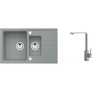 Granitový dřez Alveus SET Intermezzo 70-81 + baterie AFRA 81 + 5 % sleva v košíku s kódem SLEVA5
