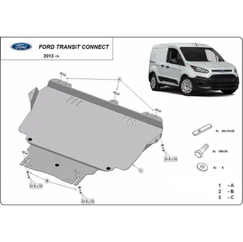 Kryt motoru Kryt pod motor FORD FOCUS III Box Body/Kombi - Plech - 8595698043467