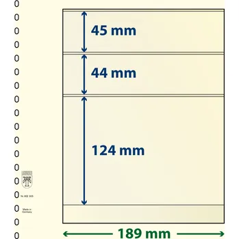 Obal pro sběratelský předmět Lindner 802305 - 3 kapsy (124 mm) Velikost balení: 1 ks