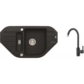 Granitový dřez Alveus SET NIAGARA 60/91 + BATERIE TONIA/91 + 5 % sleva v košíku s kódem SLEVA5