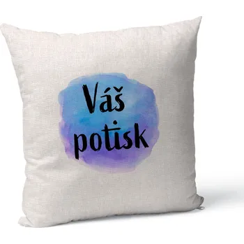 Polštář Polštář (krémový) s vlastním potiskem