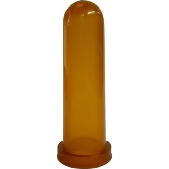 napáječka pro hospodářská zvířata Cucák napájecí pro telata z přírodního kaučuku, hnědý průhledný