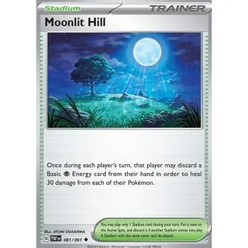 Volný čas Pokémon PAF 081/091 Moonlit Hill - Paldean Fates Stav: Near Mint, Verze: NORMAL