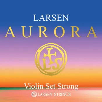 Struna pro kytaru a smyčcový nástroj Larsen Aurora Struny pro housleSet 4/4 with silver D Strong 125897