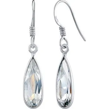 Náušnice Stříbrné visací náušnice Corat s přírodním zirkonem BLH1806EZR