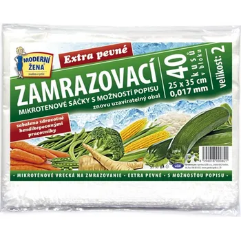 Sáček na potraviny Sáček zamrazovací Extra 25x35 cm/40 ks