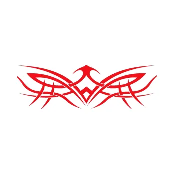 Polep vozidla SAMOLEPKA Tetování 033 (10 - červená) NA AUTO, NÁLEPKA, FÓLIE, POLEP, TUNING, VLASTNÍ TEXT, TISK, AUTOSAMOLEPKY.cz, POLEPY, OBRÁZEK, LOGO, SAMOLEPKY