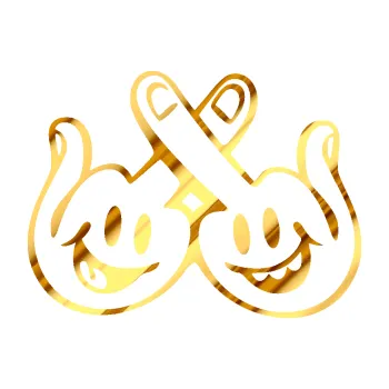 Samolepicí dekorace na vozidlo Smajlíci f*ck levá (81 - chrom fólie zlatá zrcadlová) SAMOLEPKA NA AUTO, NÁLEPKA, FÓLIE, POLEP, TUNING, VLASTNÍ TEXT, TISK, AUTOSAMOLEPKY.cz, POLEPY, OBRÁZEK, LOGO, 3D STICKERS