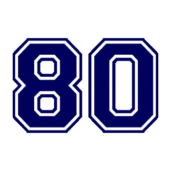 Polep vozidla Startovní číslo 80 typ 4 (23 - tmavě modrá) SAMOLEPKA NA AUTO, NÁLEPKA, FÓLIE, POLEP, TUNING, VLASTNÍ TEXT, TISK, AUTOSAMOLEPKY.cz, POLEPY, OBRÁZEK, LOGO, 3D STICKERS