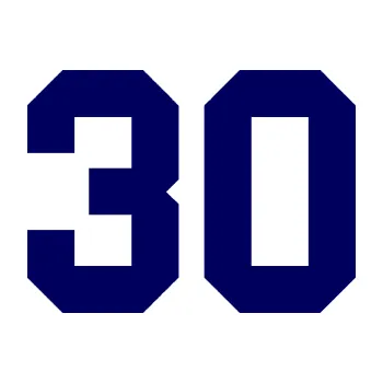 Polep vozidla Startovní číslo 30 (23 - tmavě modrá) SAMOLEPKA NA AUTO, NÁLEPKA, FÓLIE, POLEP, TUNING, VLASTNÍ TEXT, TISK, AUTOSAMOLEPKY.cz, POLEPY, OBRÁZEK, LOGO, 3D STICKERS