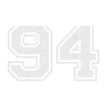 Polep vozidla Startovní číslo 94 typ 4 (84 - Ultra Metalic bílá) SAMOLEPKA NA AUTO, NÁLEPKA, FÓLIE, POLEP, TUNING, VLASTNÍ TEXT, TISK, AUTOSAMOLEPKY.cz, POLEPY, OBRÁZEK, LOGO, 3D STICKERS