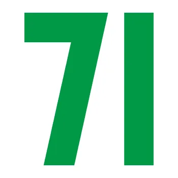 Polep vozidla Startovní číslo 71 (12 - zelená) SAMOLEPKA NA AUTO, NÁLEPKA, FÓLIE, POLEP, TUNING, VLASTNÍ TEXT, TISK, AUTOSAMOLEPKY.cz, POLEPY, OBRÁZEK, LOGO, 3D STICKERS