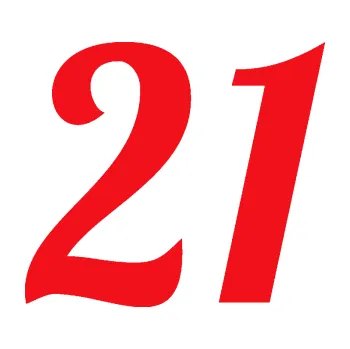 Polep vozidla SAMOLEPKA Startovní číslo 21 typ 3 (10 - červená) NA AUTO, NÁLEPKA, FÓLIE, POLEP, TUNING, VLASTNÍ TEXT, TISK, AUTOSAMOLEPKY.cz, POLEPY, OBRÁZEK, LOGO, SAMOLEPKY